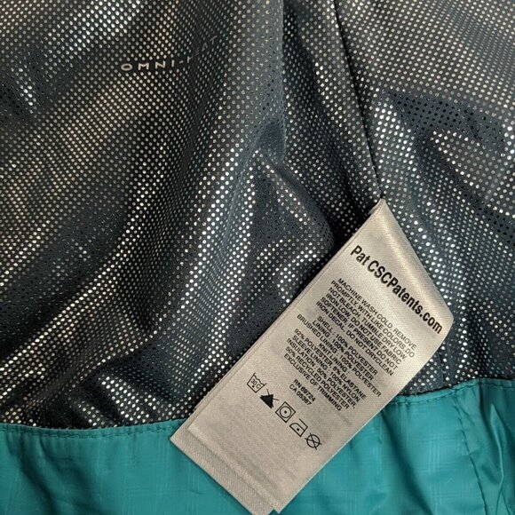 Columbia Morning Light Teal Blue Jacket Omni-Heat Women Large L Insulated XL5962 - Picture 14 of 15